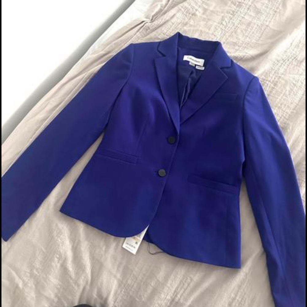 Brand New Calvin Klein Blazer Dark Purple with Tags
